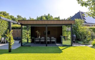 Tuin met high end overkapping 6